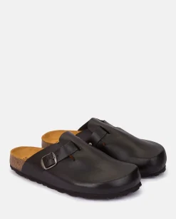 Clogs|Flat Sandals|Yokono Flat Shoe ZUECO-559 Black