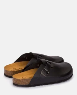 Clogs|Sandals|Yokono Flat Shoe ZUECO-559 Black