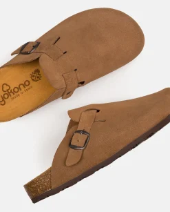 Clogs|Sandals|Yokono Flat Shoe ZUECO-559 Brown